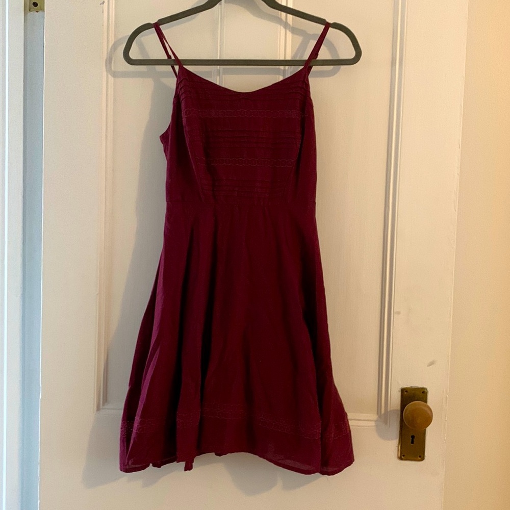 Old Navy maroon Sun dress